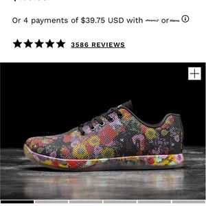 BRAND NEW FLORAL COLLECTION NOBULL TRAINERS. Never worn. Received as a gift.